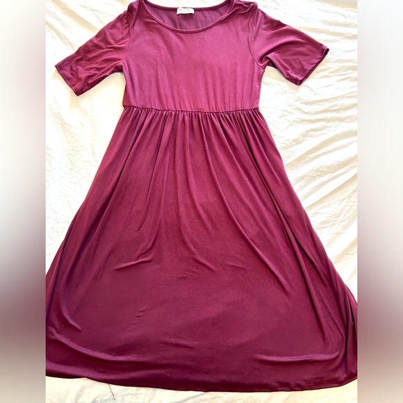 You & Me Empire Waist Dress size L - Picture 6 of 7